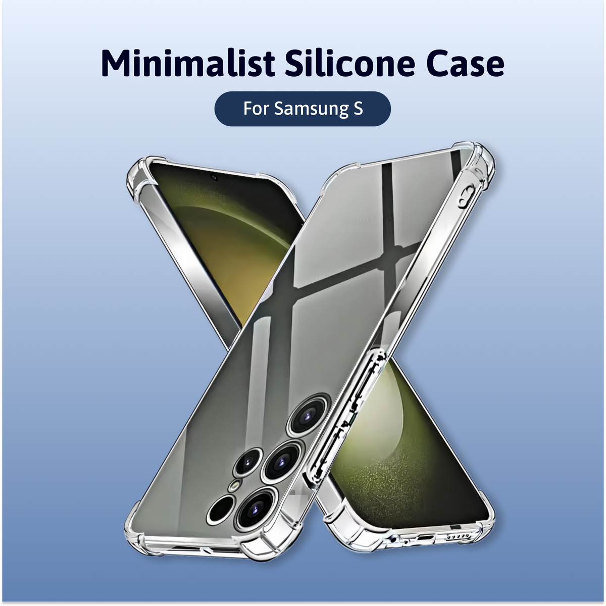 Minimalist Silicone Case - Samsung S
