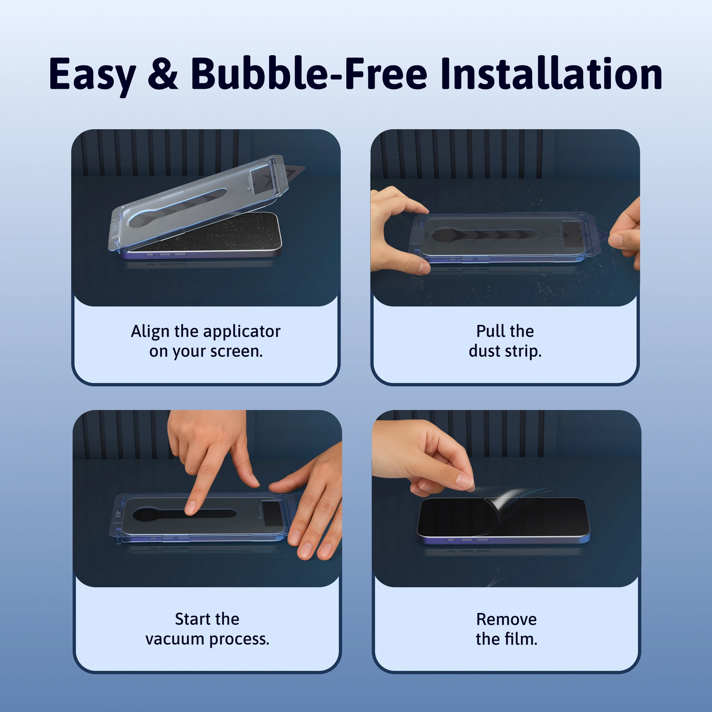 3 in 1 Screen Protector - Samsung-A VIP