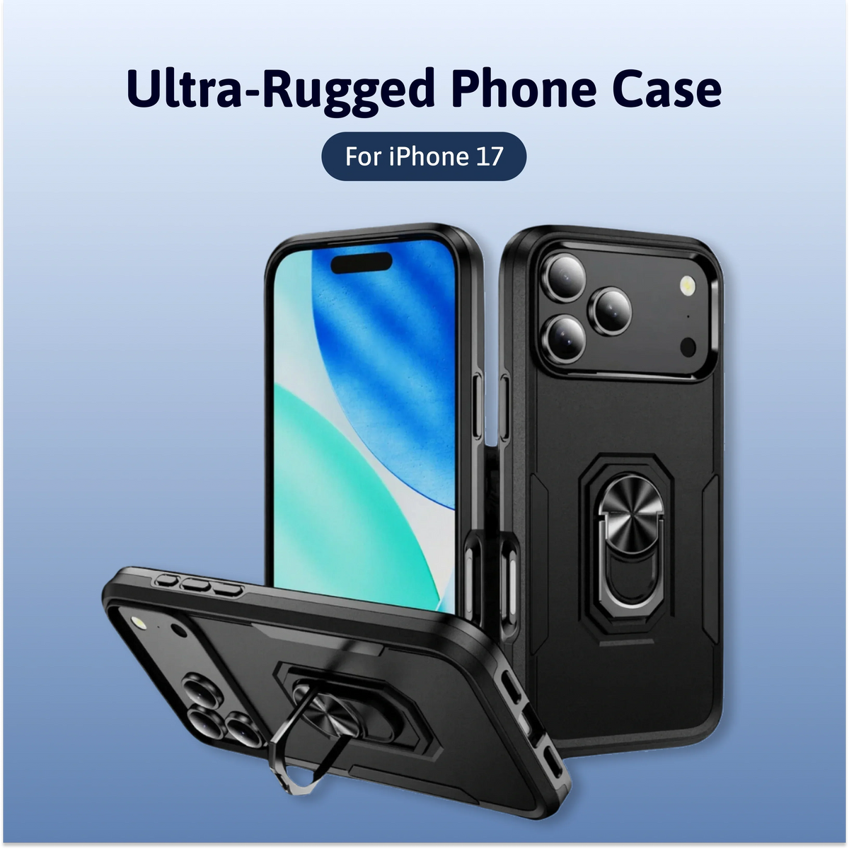 Ultra-Rugged Phone Case - iPhone 18 Pro / 18 Pro Max / 17 / Air / 17 Pro / 17 Pro Max